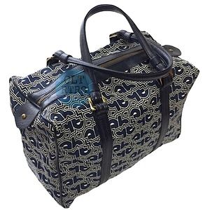 70s vtg Monogram Doctor Bag